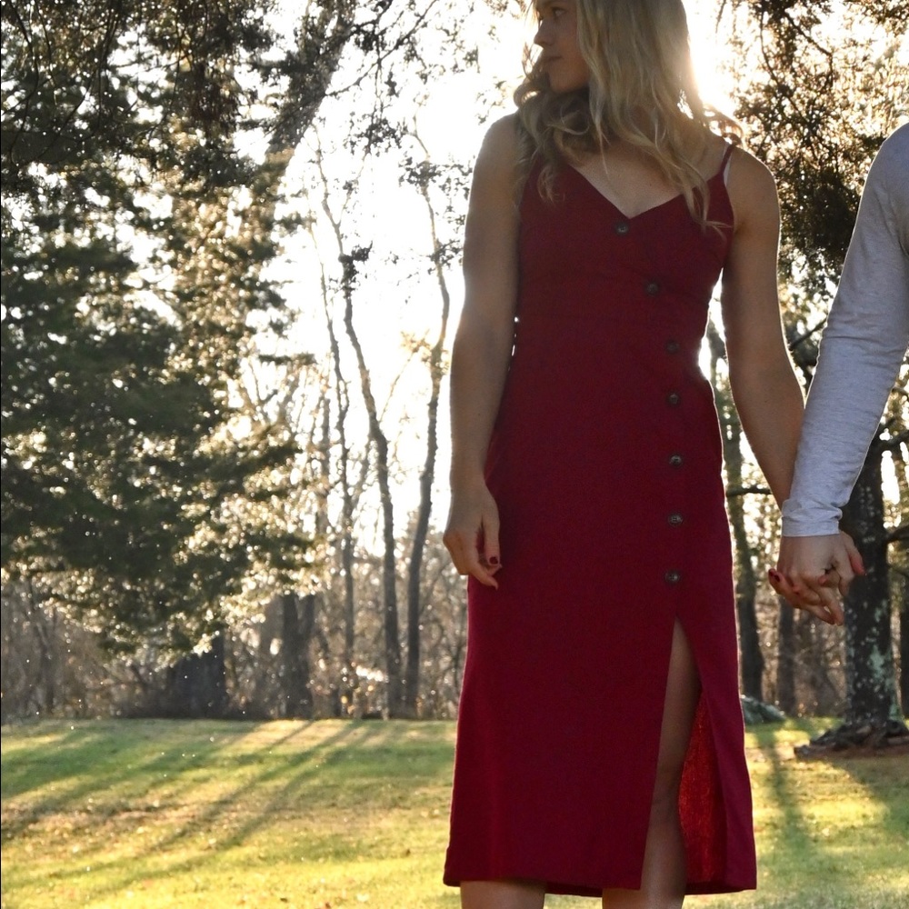 Beautiful, Unique, Red Dress.